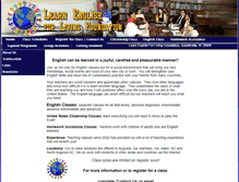 Tablet Screenshot of learnenglishforliving.com